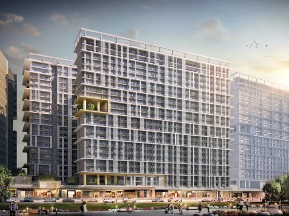 Park McKinley West Taguig, Megaworld RFO condo towers facade